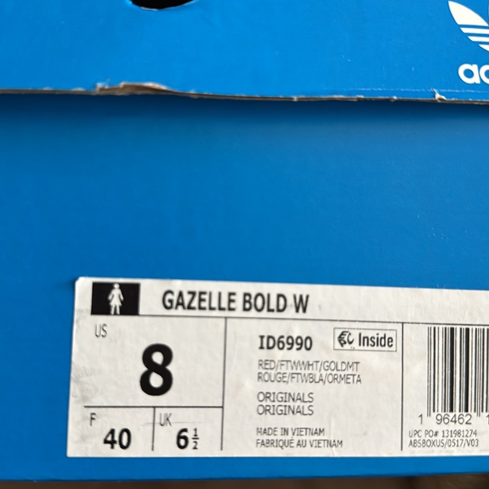 COPY - Adidas gazelle bold size 8 women's - Picture 8 of 8